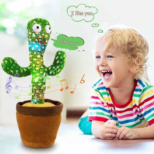 Cactus interactif parlant et dansant pour divertissement familial