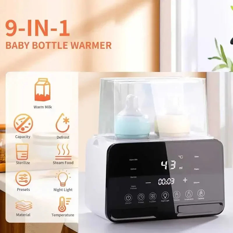 Chauffe-lait avec contrôle précis de la température pour bébé