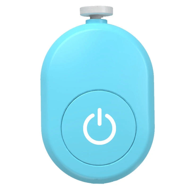 Kit de manucure électrique pour bébé avec polisseur d'ongles, couleur bleue