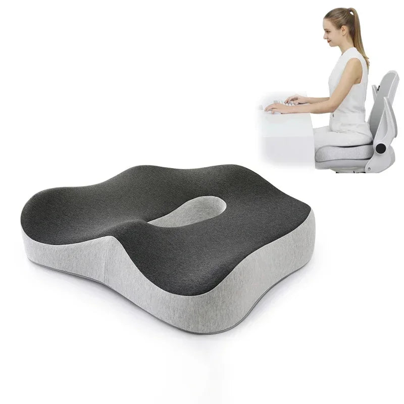 Coussin orthopédique de bureau en mousse à mémoire de forme